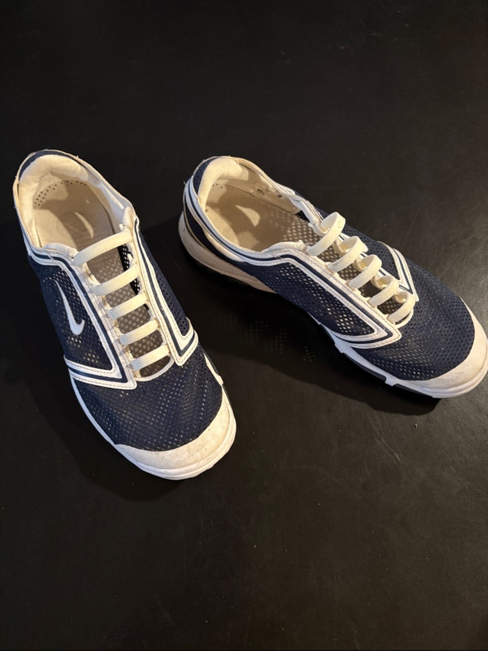 Nike mesh slip ons